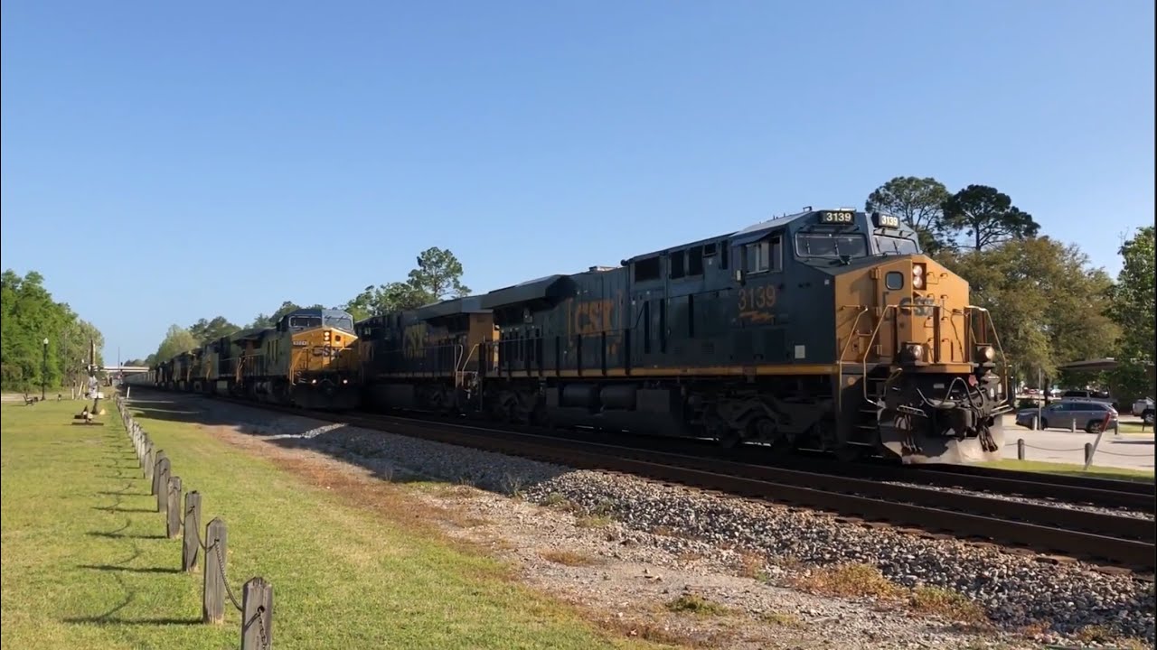 *P901-08 CSX OCS* CSX Office Car Special in Folkston GA 115 trains in 3 1/2 days April 4th-8th 2018