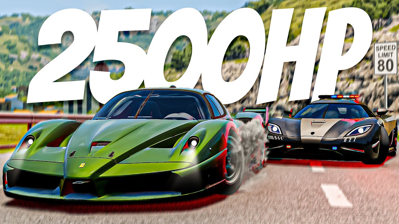 Ferarri FXX VS Koenigsegg! Cursa Mortala cu 2500HP