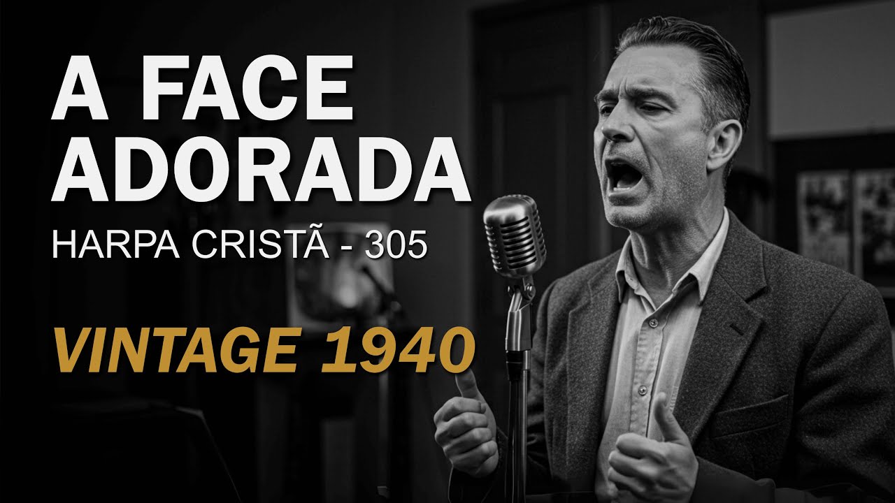 A Face Adorada – Harpa Cristã  Nº 304 – Vintage 1940 (com letra)