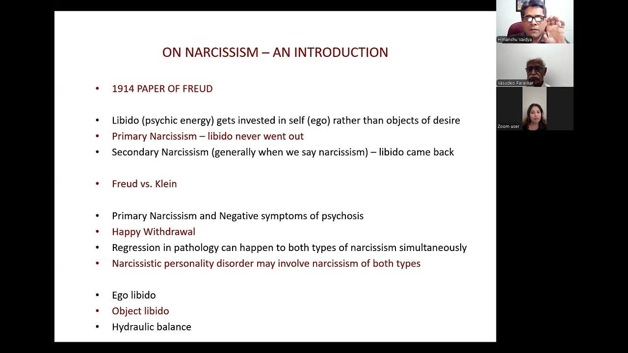 SIGMUND FREUD  - ON NARCISSISM  -  38
