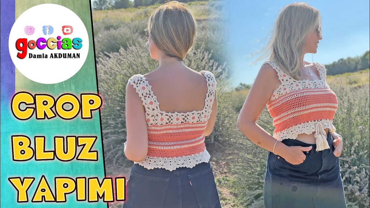 CROP BLUZ YAPIMI