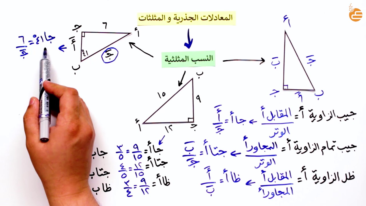 مراجعات عين-النسب المثلثية