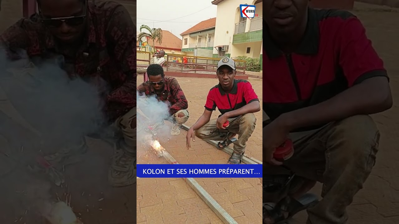 KOLON ET SES HOMMES SUR PIEDS