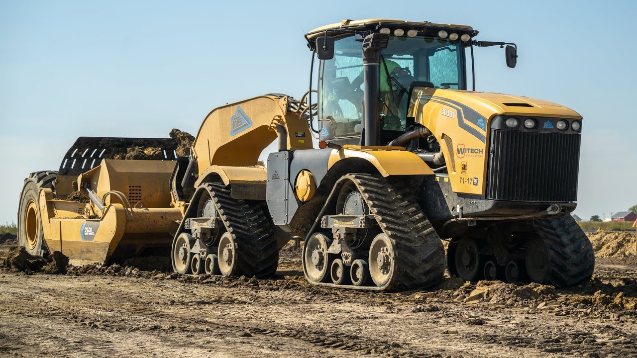 Witech Scrapers Work on Illinois Sub-division