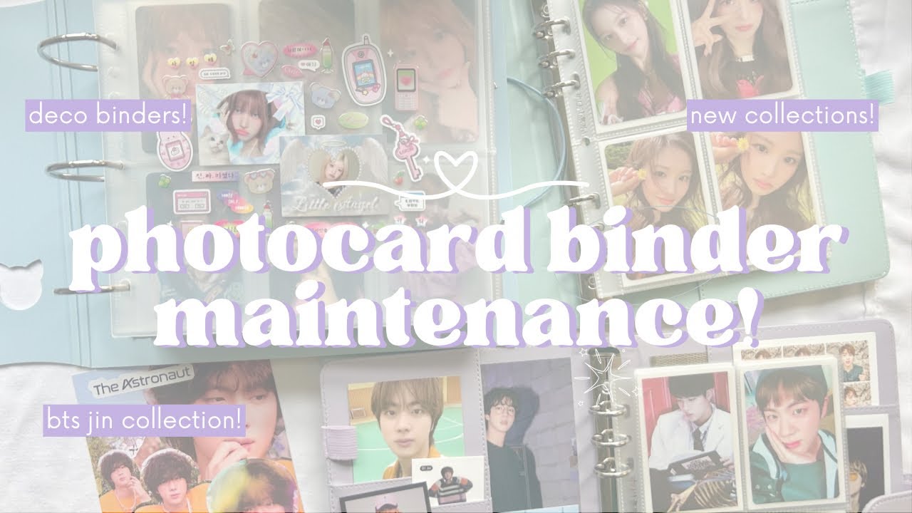 Уход за папкой с фотокарточками! BTS, N-Mixx, Billie и другие 𐙚⋆°.⋆♡