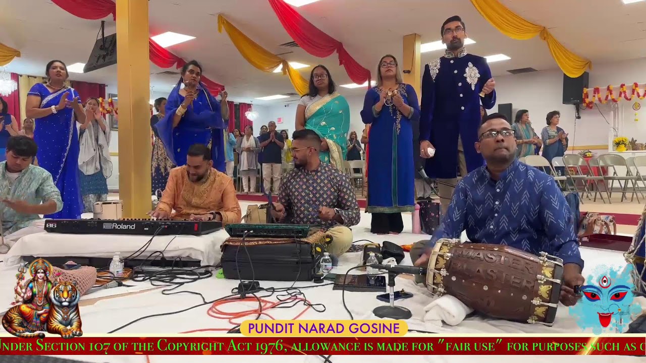 Understanding Devi at MHDS Vishnu Mandir🙏🕉️ Nauraatri Yajna 🕉️🙏  Night 3.