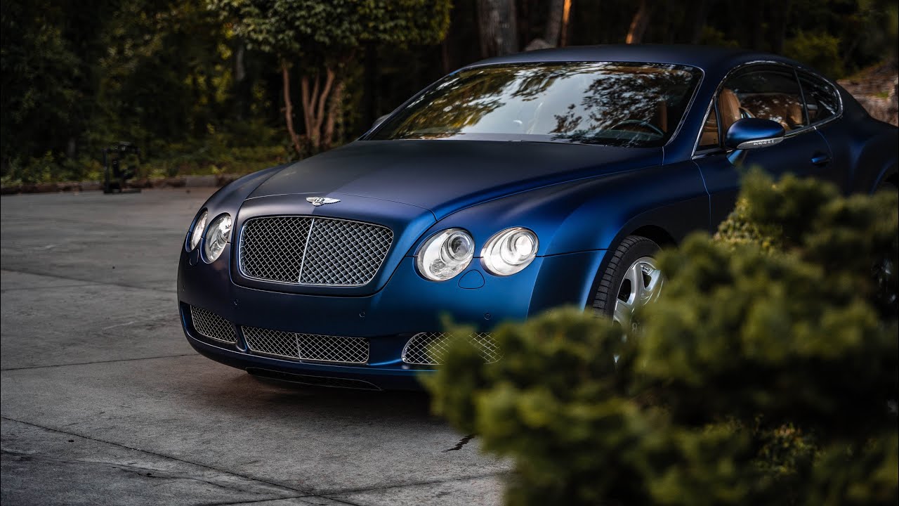 KPMF Matte Trenton Blue | Bentley Continental GT (Cinematic) 4K