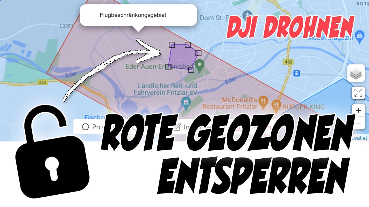 Flugbeschränkungsgebiet (rote DJI-Geozone) freischalten - so geht's!