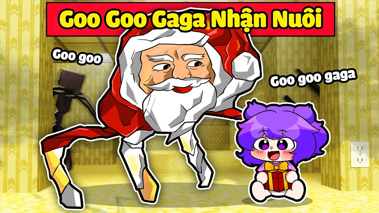 Nabee Em Bé Được Quái Vật Goo Goo Gaga Nhận Nuôi Trong Minecraft 👶🎅💝