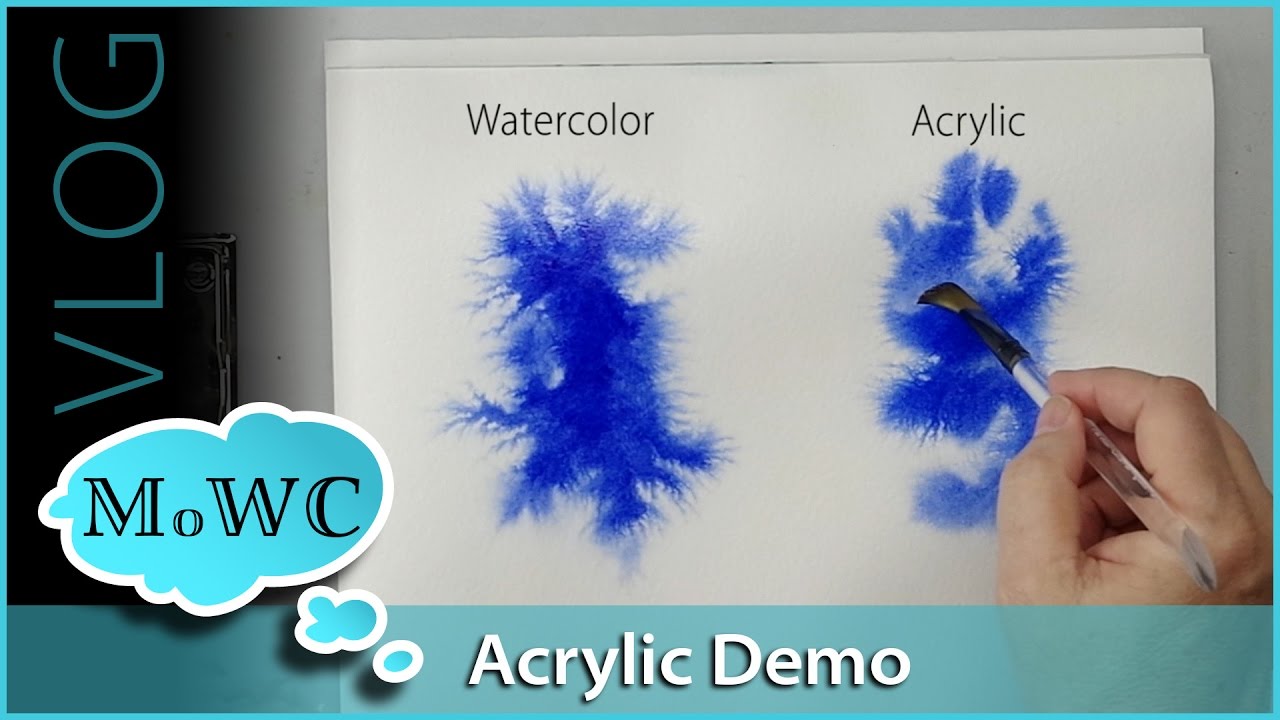 Acrylic Demo, Yellow Ochre Substitutes &ndash; Vlog