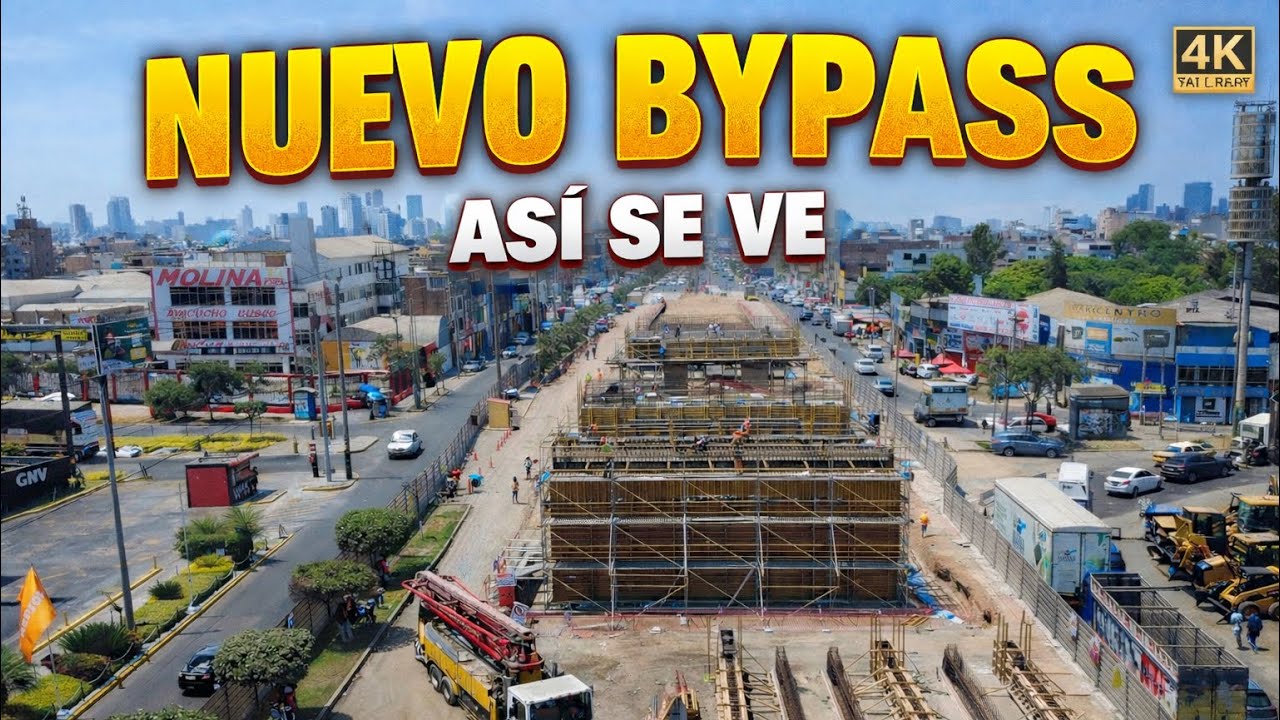 Así se ve el nuevo Bypass de San Luis y La Victoria | Recorrido aéreo