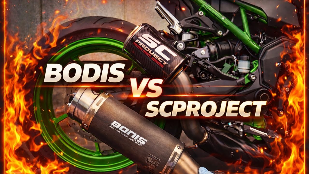 Kawasaki Z900 [2023] Auspuff Montage | ist der SCProject lauter?