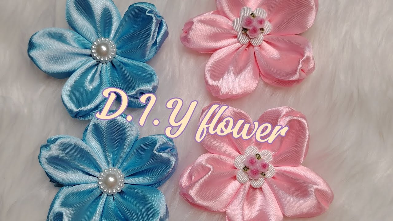 Tutorial#7 flower hair accessories #tutorial #diy #hairaccessories #hairclip #easyguide 