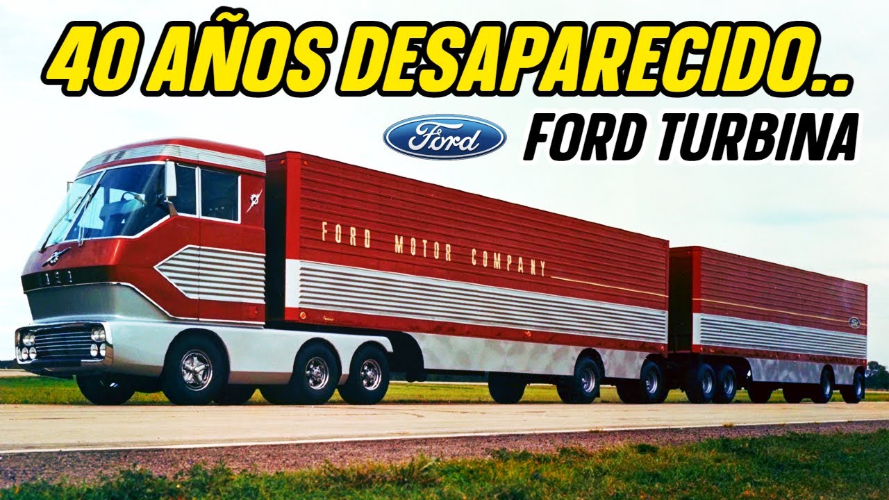 ¡Al Final Apareció! El Camión A Turbina Más Futurista De Ford De Los Años 60
