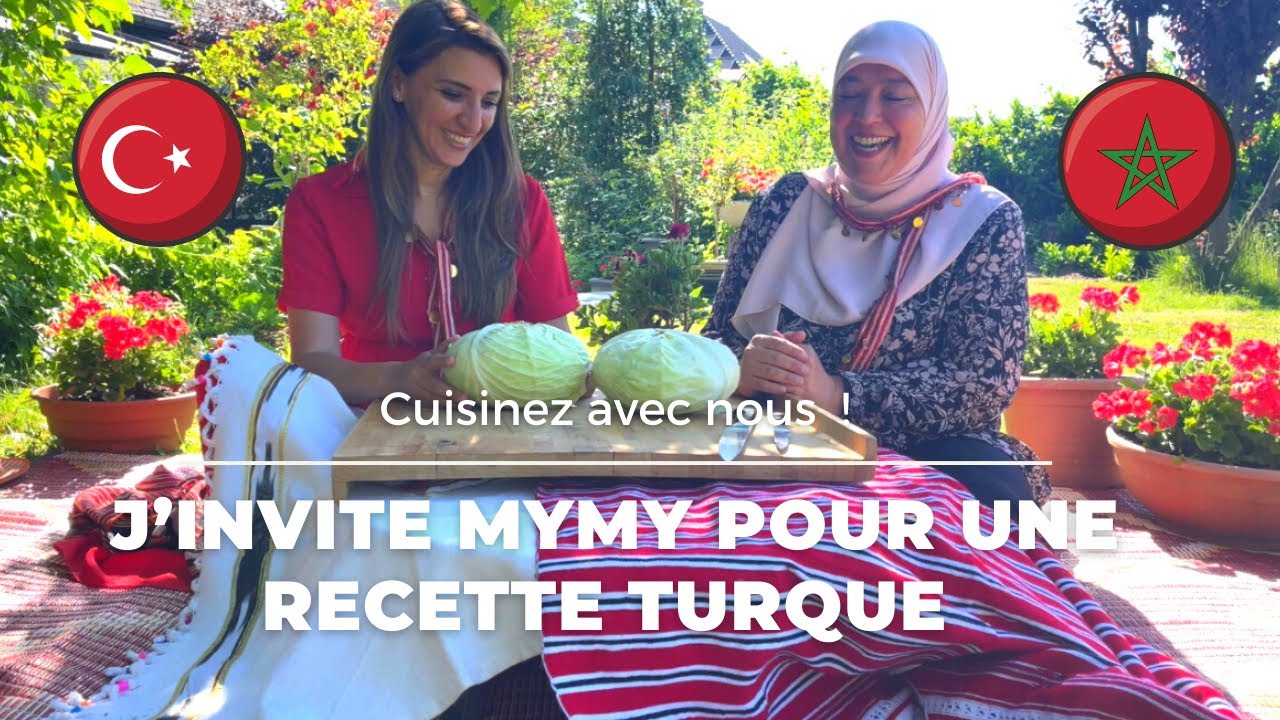 J’invite Mymy pour une recette turque🇹🇷feuille de chou farci à la viande hachée (lahana sarması)
