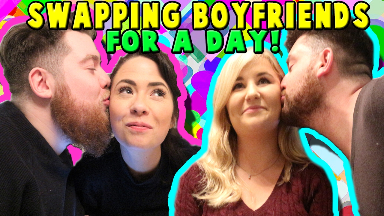 SWAPPING BOYFRIENDS FOR THE DAY! | Kelly and Carly Vlogs