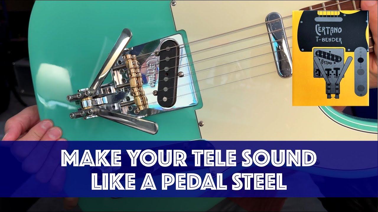 CERTANO T-BENDER - Make your Tele sound like a pedal steel!