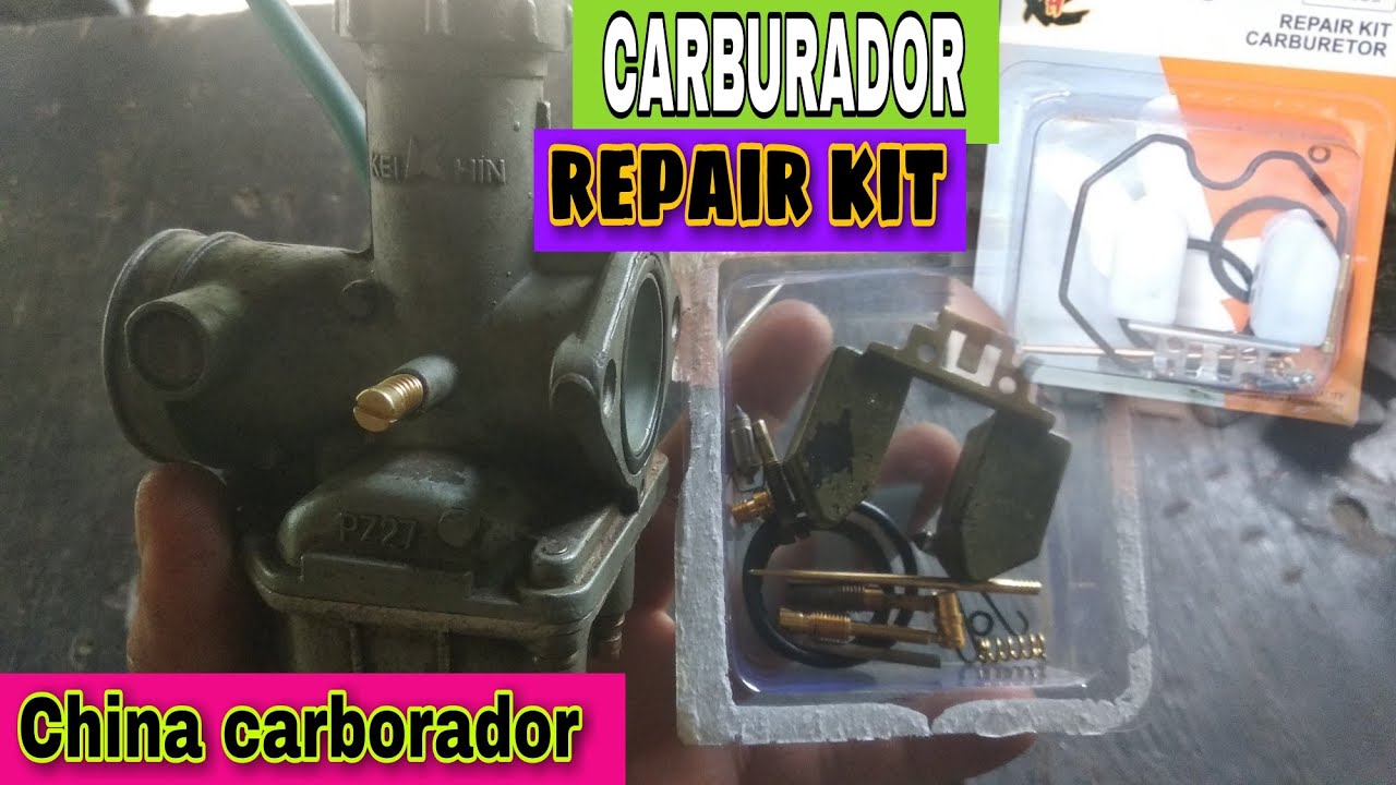 CARBURETTOR REPAIR KIT NA FIT SA MGA CHINA CARBORADOR, RACAL, RUSI ,SKYGO ATPB,