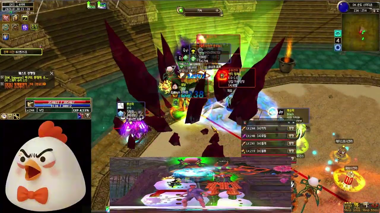 [Dekaron] 데카론 [PVP] 미테라에 모여서 팟대를 해보아요!