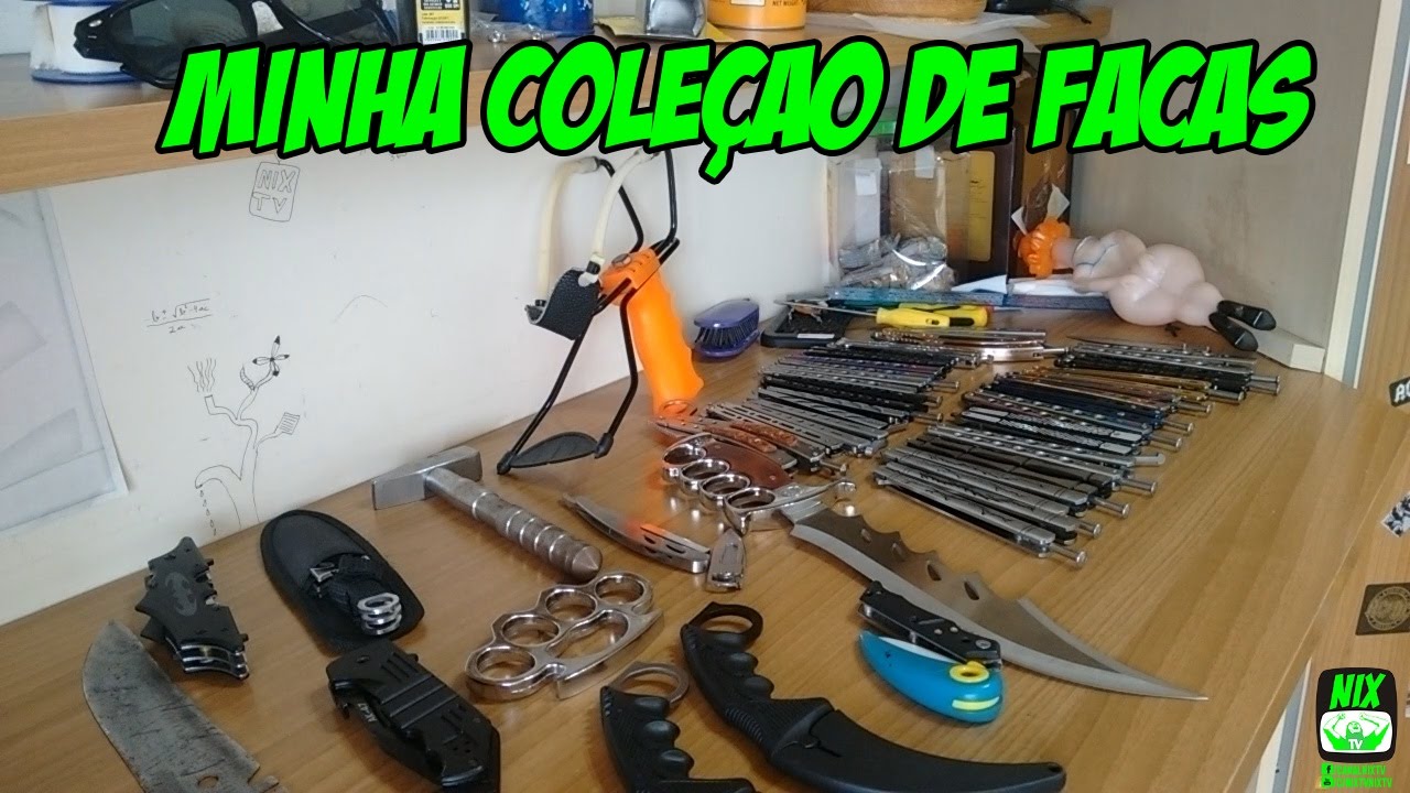 Minha Coleção de Facas - My Knife Collection
