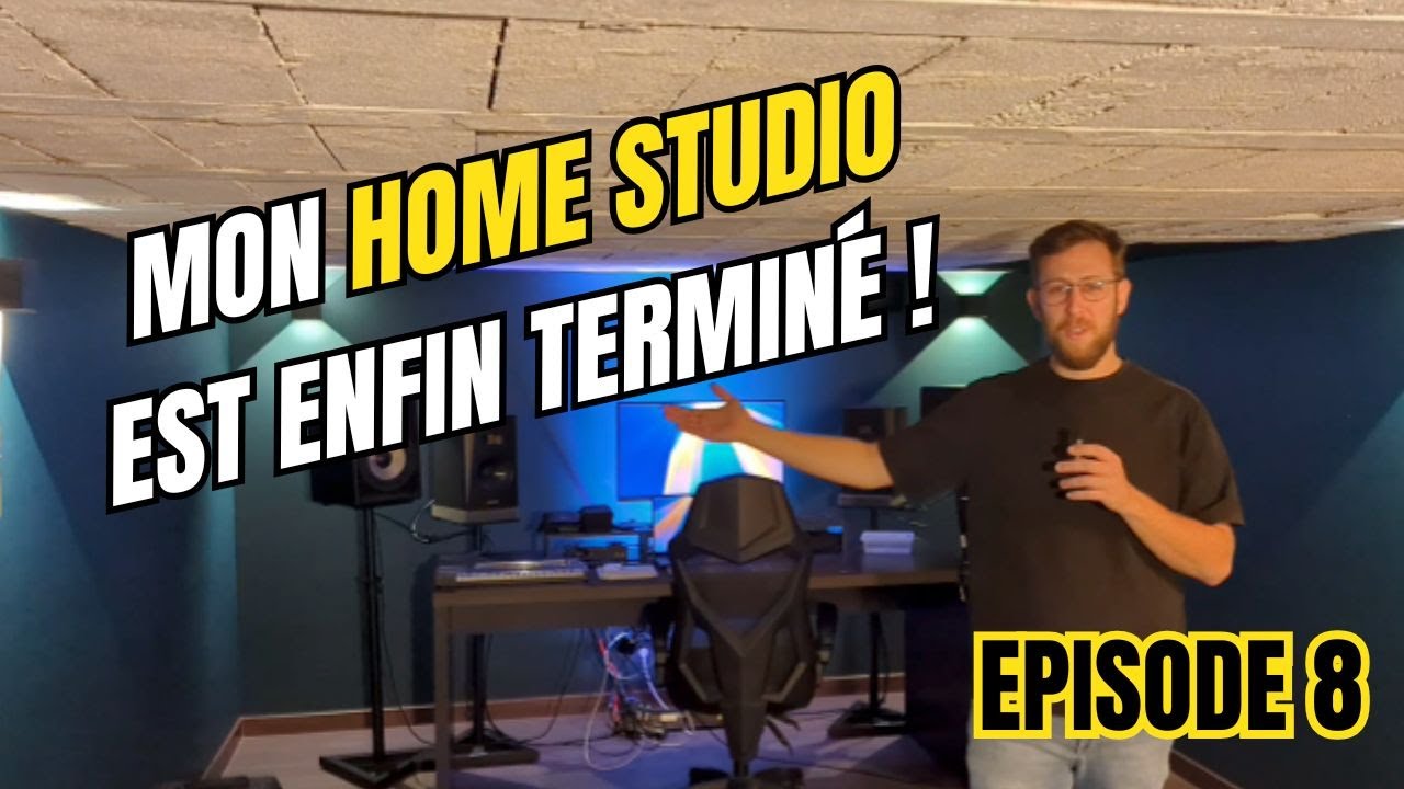 Mon HOME STUDIO DIY est enfin Terminé ! - épisode 8