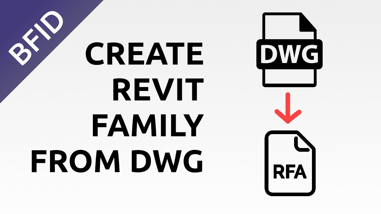 Создать семейство Revit из AutoCAD DWG