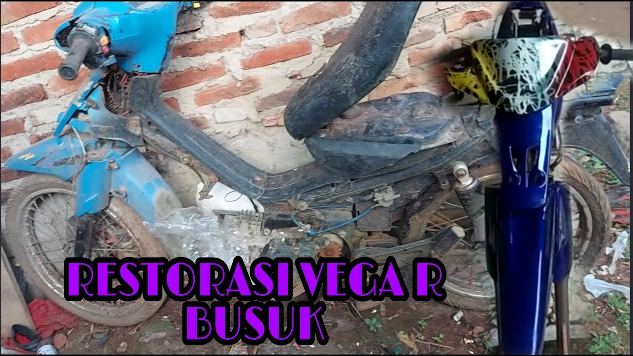 PROSES RESTORASI VEGA R LAMA TERTIDUR PULAS MODIFIKASI ROAD RACE PART 1 