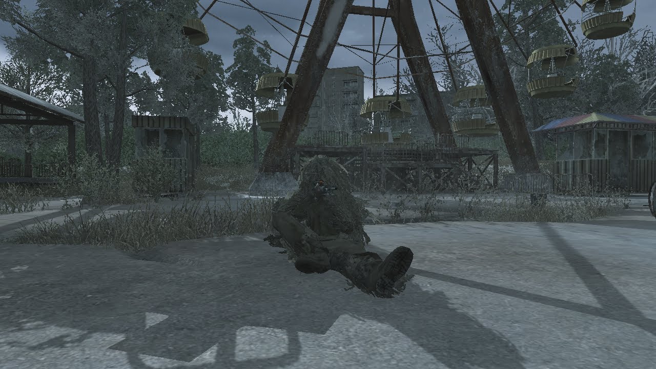 CoD4 MW (2007): Return to Alpha v2.7 (mod) 'Mile High Club' and 'One Shot, One Kill' Gameplay