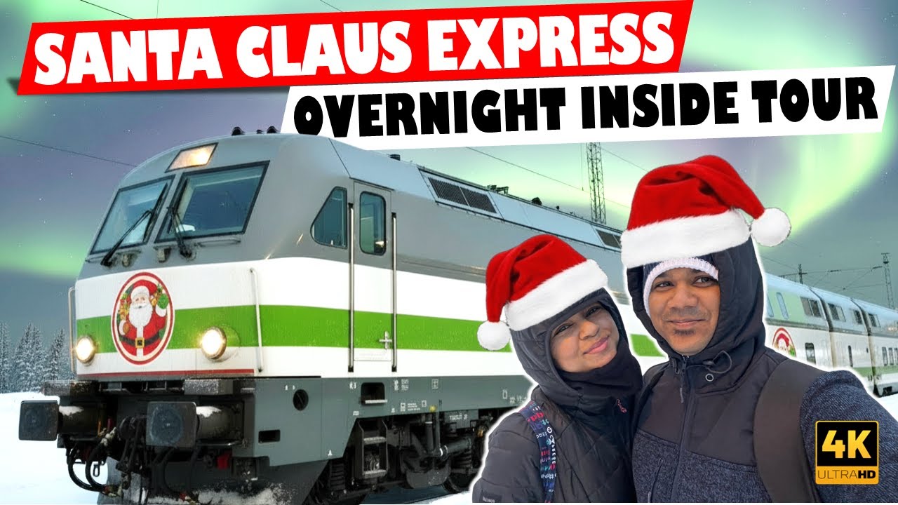 The Ultimate Christmas Trip: Overnight Santa Claus Express from Helsinki to Rovaniemi Train! #santa