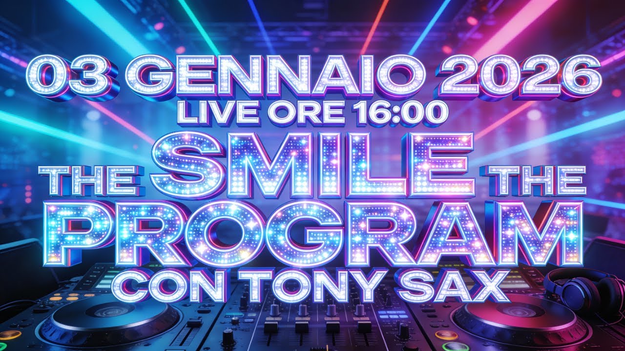 SMILE THE PROGRAM ⚡ 🎙️SABATO 3 GENNAIO 2026⚡ 🌊 | Diretta Radio 🔥 🔴