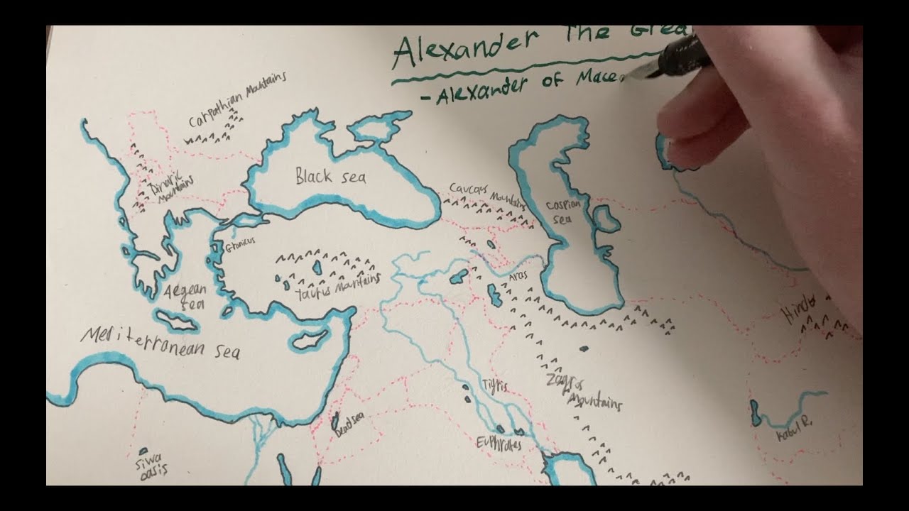 ASMR Map of Alexander the Great's Conquests