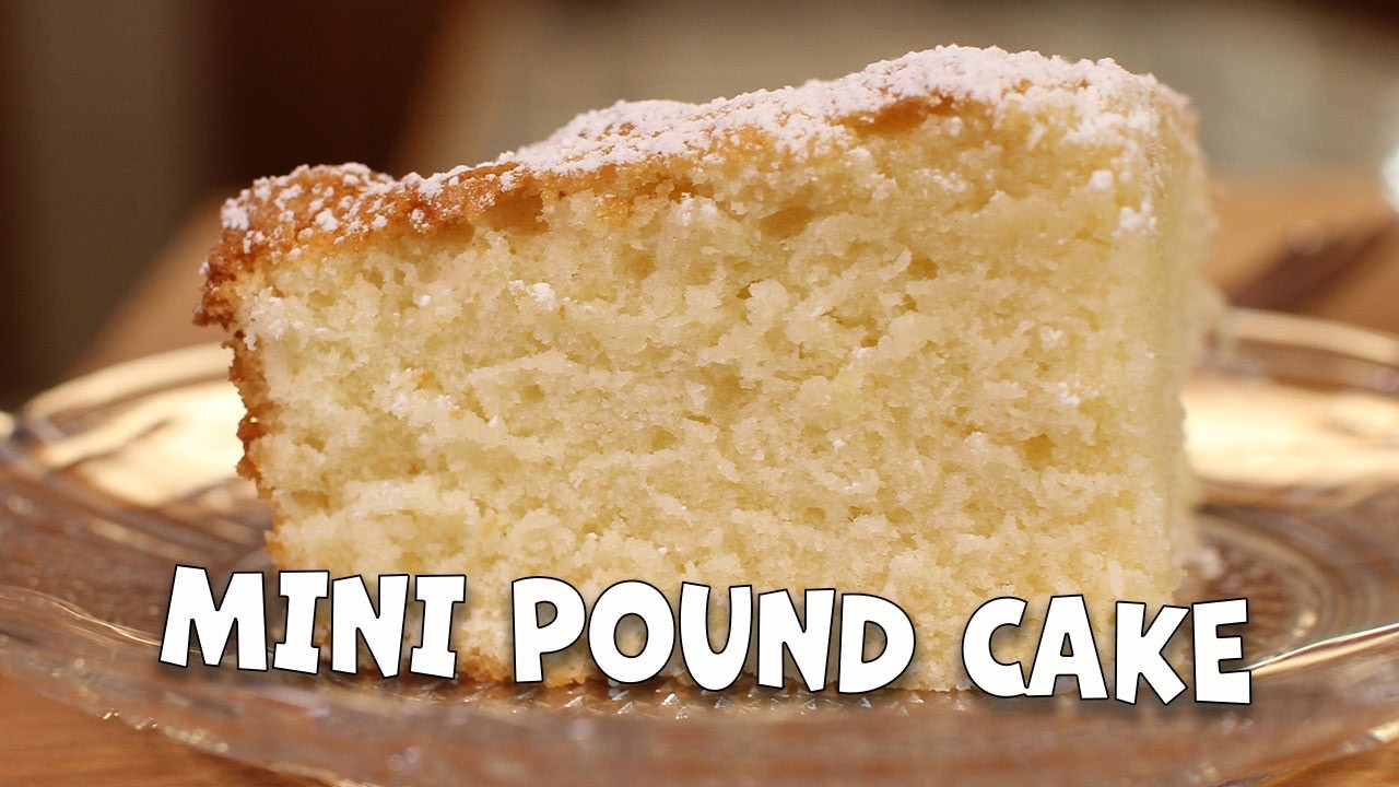 Perfect Dessert for One - Pound Cake For One