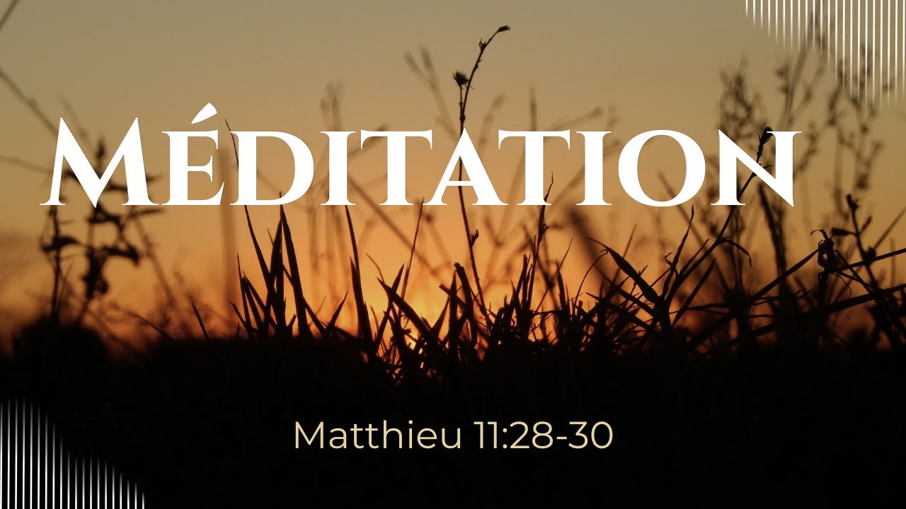 Prière de Midi – Repos en Jésus | Matthieu 11:28–30