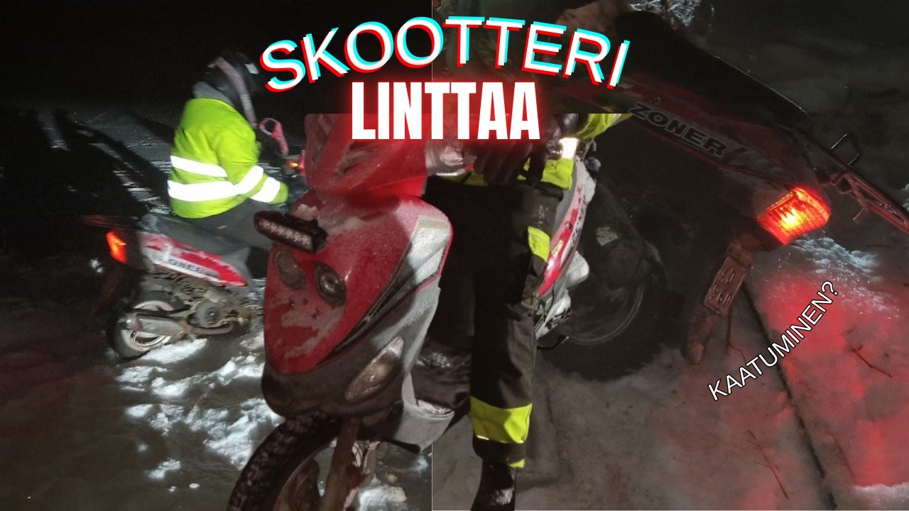 SKOOTTERI LINTTAA | Kaatuminen?!