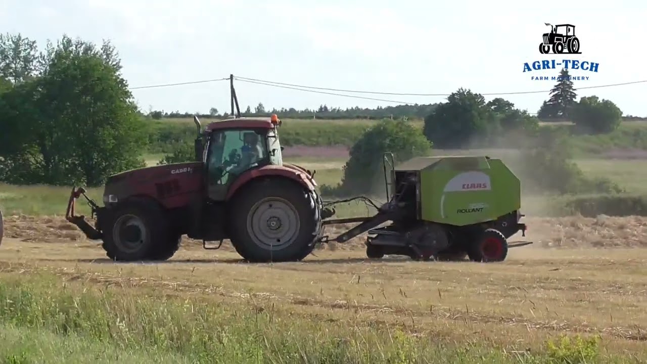 Hay Baling Day | Case & Claas Rollant
