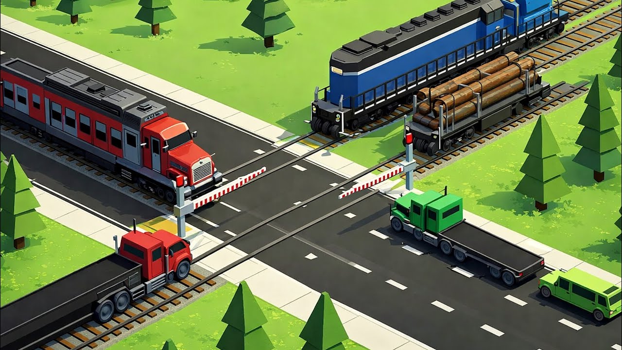 🚦 Railroad Crossing Mania – Ultimate Crossing Test | Gameplay #39