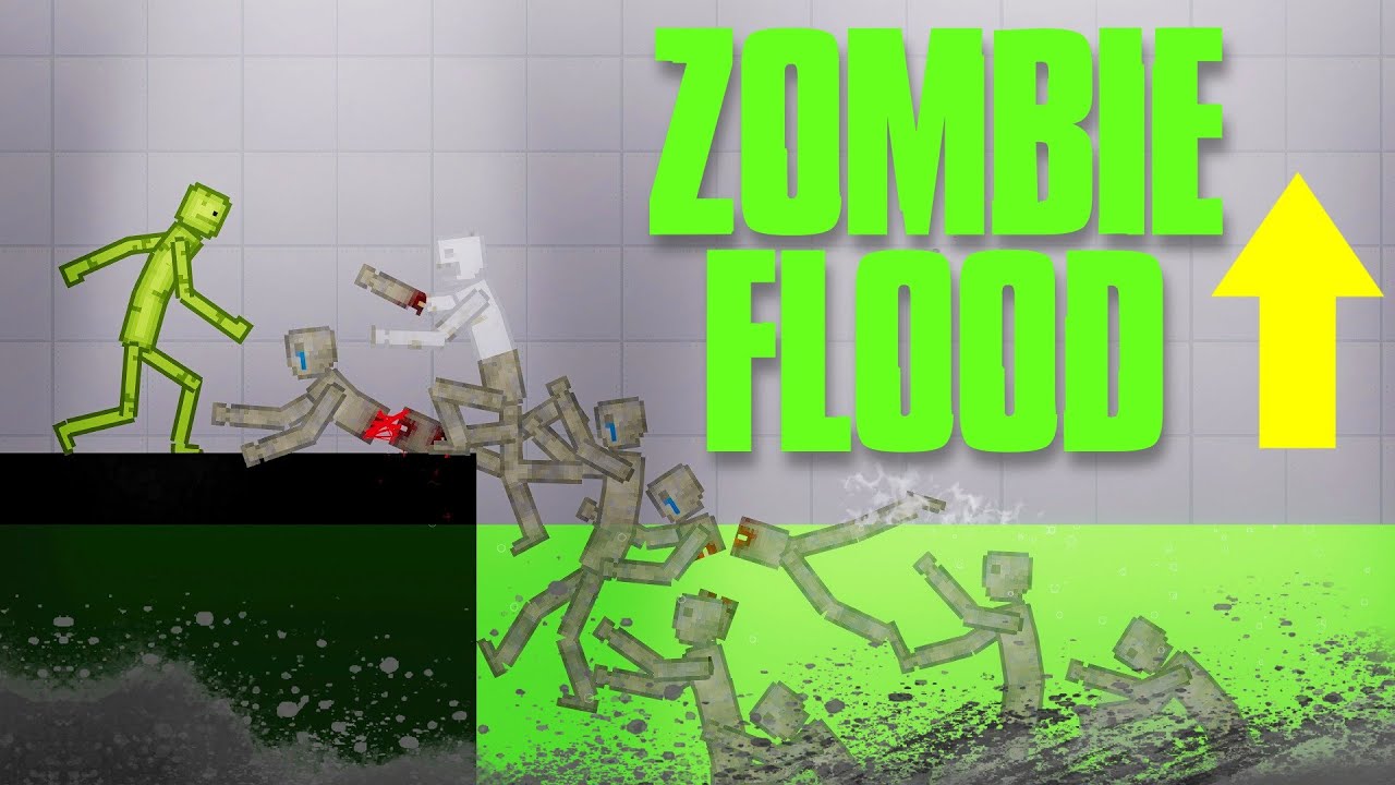 Crazy FLOODING !!! #2  People Playground [Flood Mod]