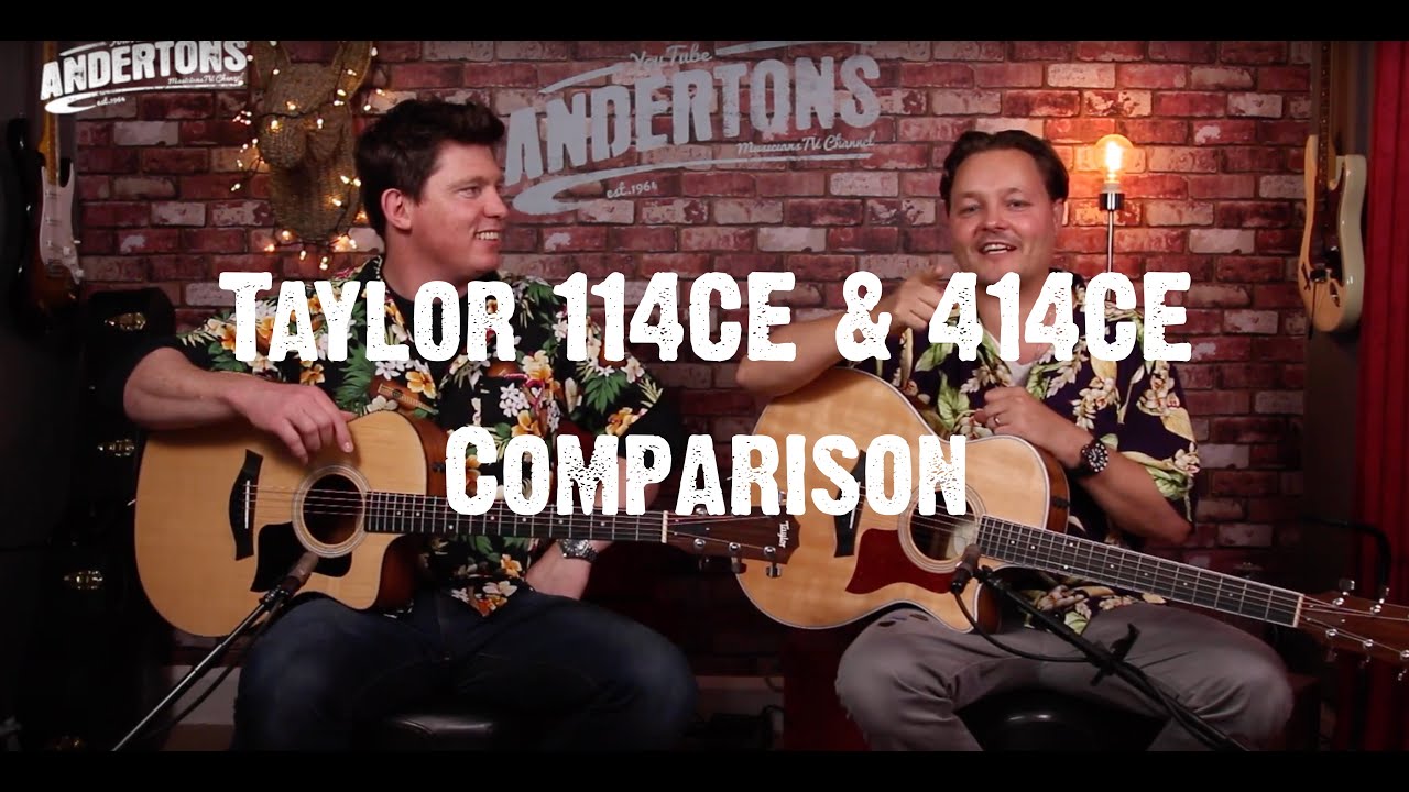 Acoustic Paradiso - Taylor 114CE & 414CE Comparison