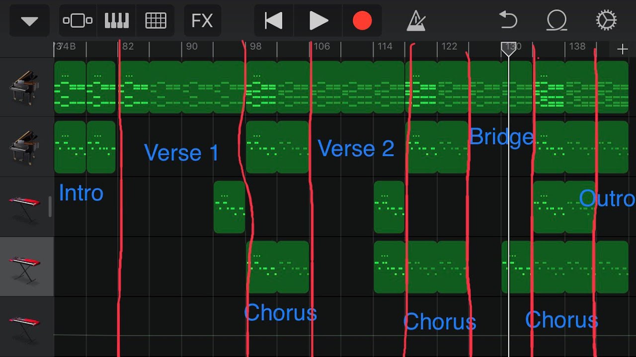 How to make an Emotional Simple Piano Rap Beat | GarageBand Tutorial