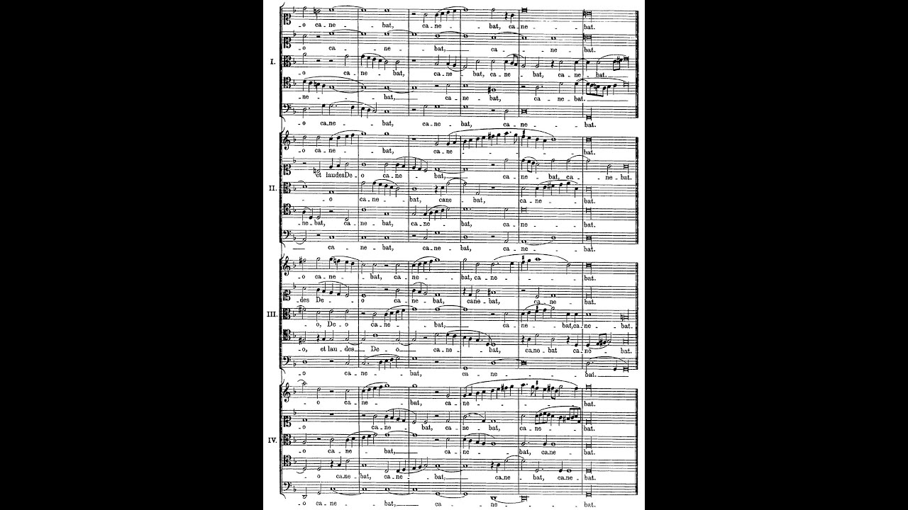 DECANTABAT POPULUS ISRAEL a 20 by Hieronymus Praetorius {Audio + Full score}