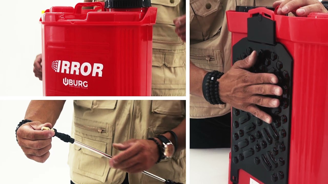 Pompa a batteria IRROR Burg 16 Litri a zaino