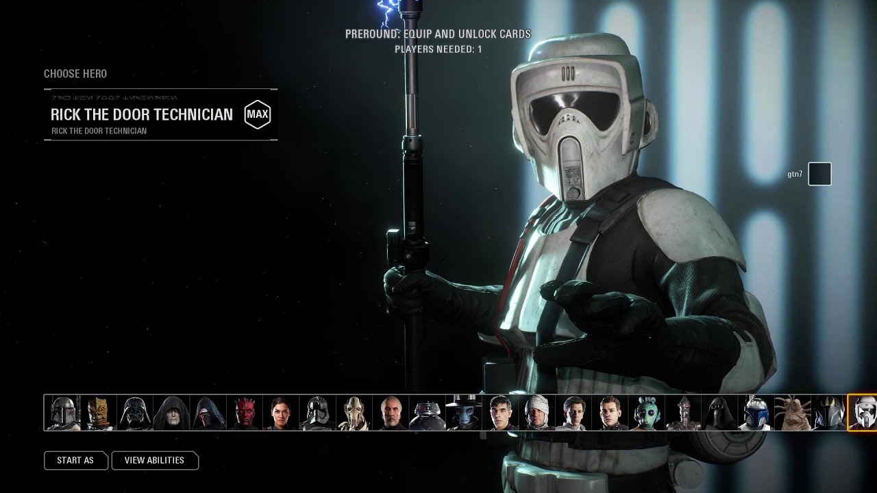 Rick The Door Technician in Battlefront 2!