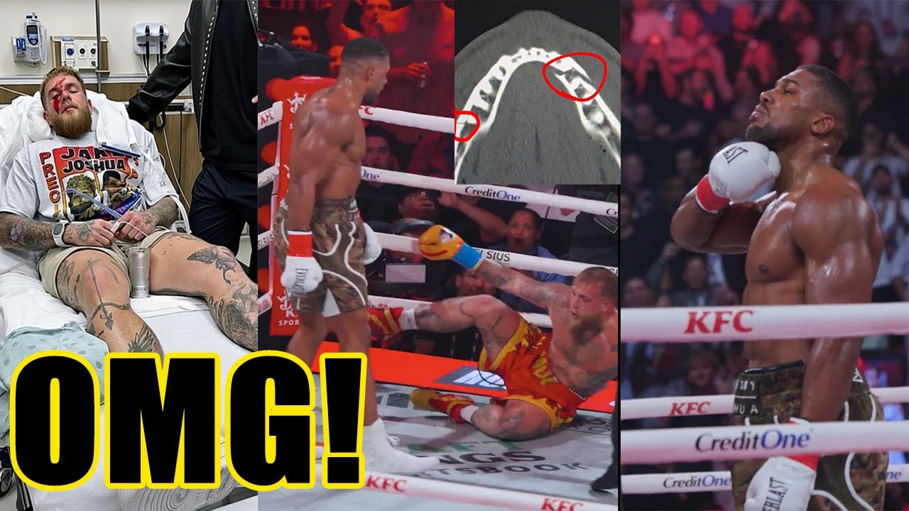 Anthony Joshua DESTROYS Jake Paul so bad, Paul gets HOSPITALIZED!
