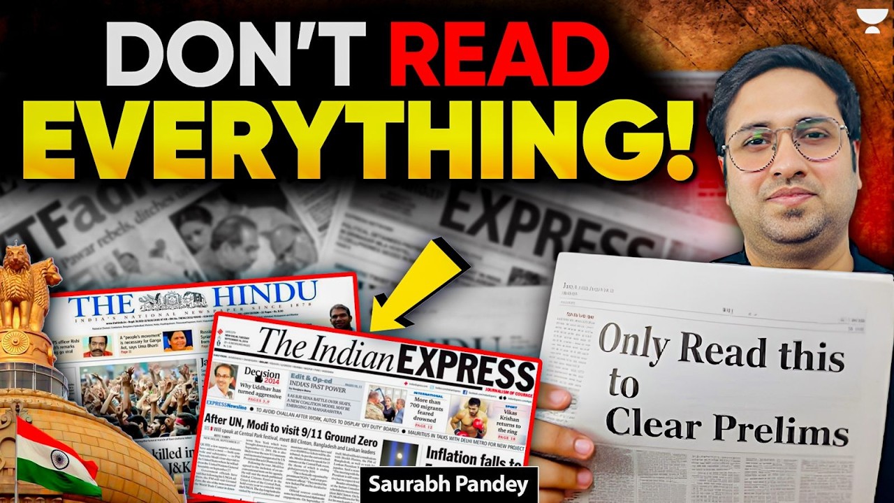 How to Read Newspaper for UPSC! | Prelims, Mains | The Hindu, Indian Express