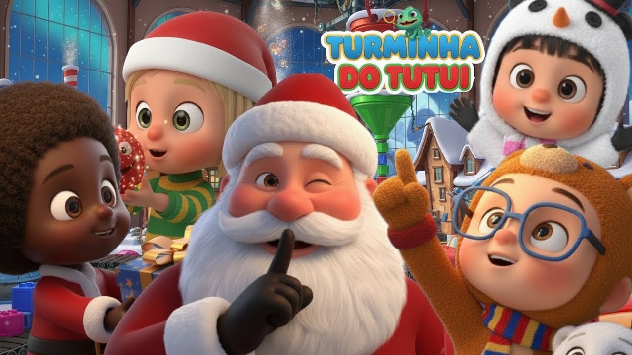 Músicas Infantis Animadas De Natal | Canções Infantis Animadas | Turminha Do Tutui