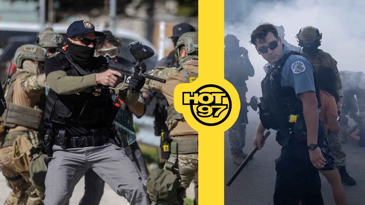 ICE Agents Teargas Chicago Police Officers!
