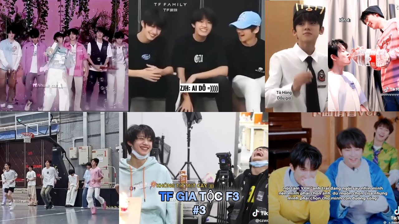 [TikTok] TF Gia Tộc F3 #3| Trai đẹp hội tụ, báo thủ có máu liều+hề hước🤭 #TFGiaTộc #TFTAMĐẠI