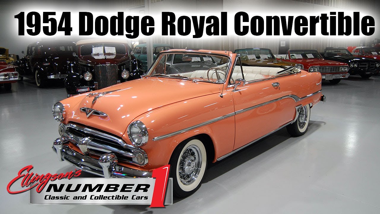 1954 Dodge Royal Powerflite Convertible at Ellingson Motorcars in Rogers, MN