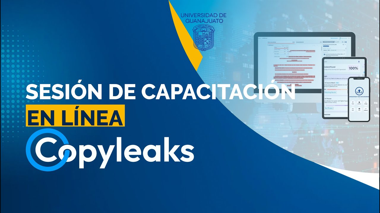 Sesión de capacitación en línea 'Copyleaks' (agosto-diciembre 2025)