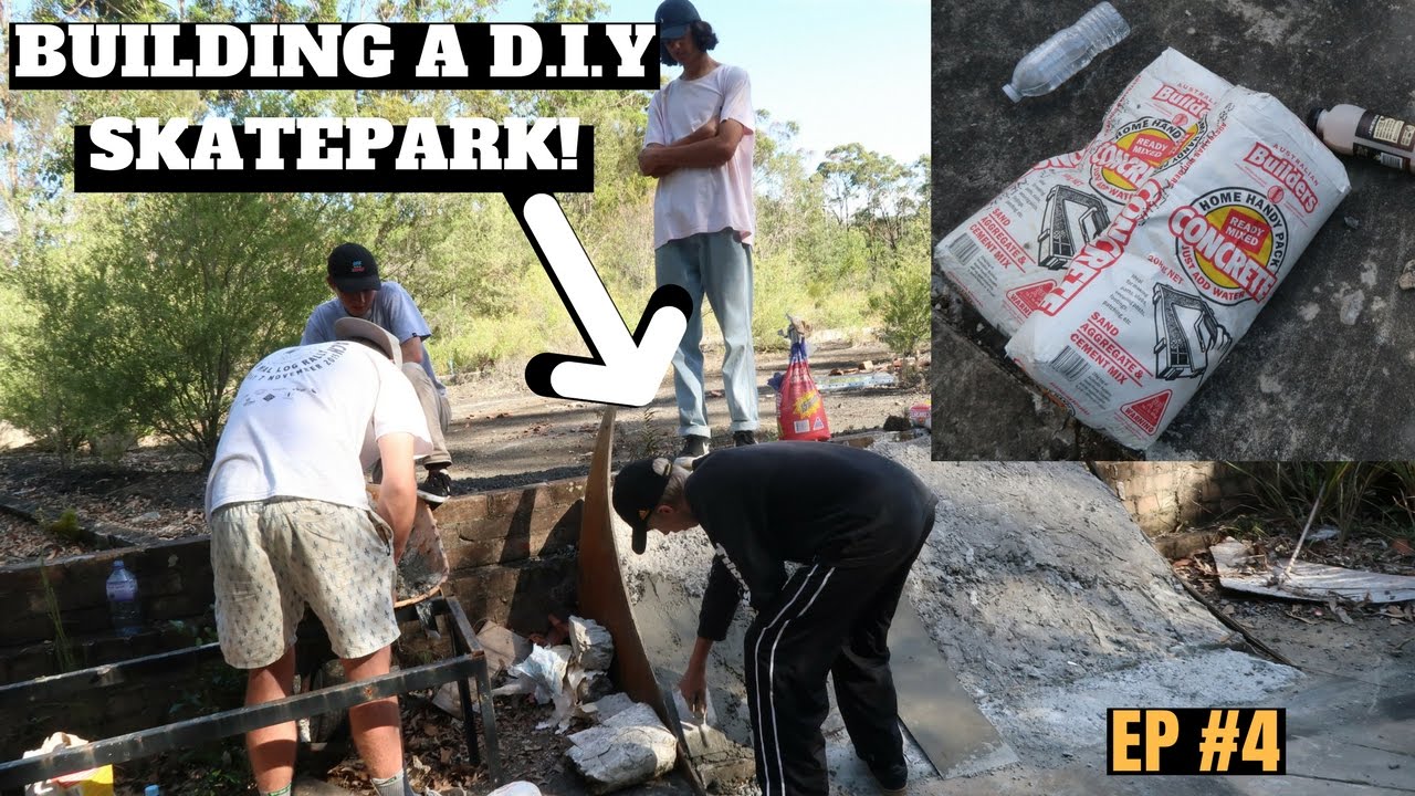 BUILDING A D.I.Y SKATEPARK #4